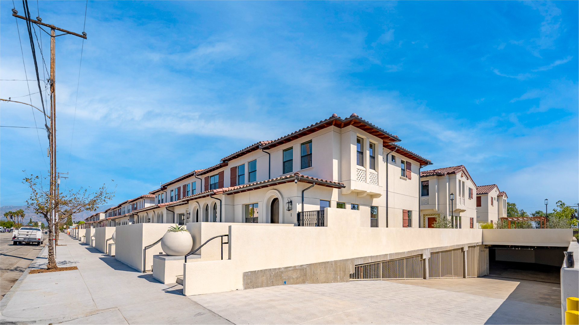 Modern Apartment Building Entrance