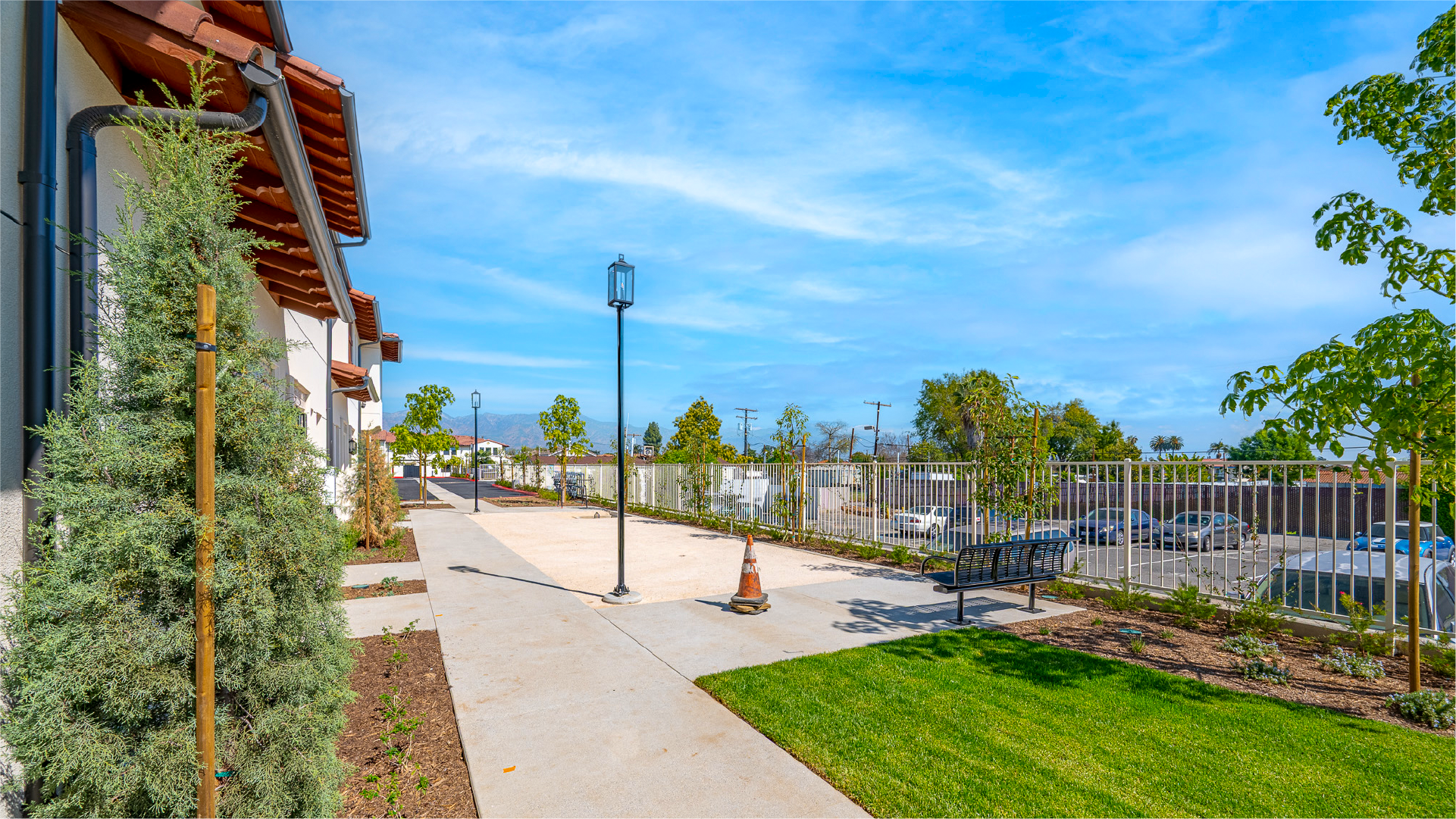 Modern Apartment Building Entrance